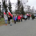 Dzień Niepodległości 11-11-2015 - przemarsz do kopca powstańców styczniowych