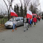 Dzień Niepodległości 11-11-2015 - przemarsz do kopca powstańców styczniowych