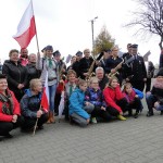 Dzień Niepodległości 11-11-2015 - przemarsz do kopca powstańców styczniowych