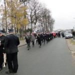Dzień Niepodległości 11-11-2015 - przemarsz do kopca powstańców styczniowych