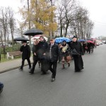 Dzień Niepodległości 11-11-2015 - przemarsz do kopca powstańców styczniowych