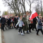Dzień Niepodległości 11-11-2015 - przemarsz do kopca powstańców styczniowych