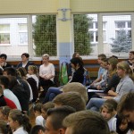Targi Edukacyjne w Gimnazjum, pokaz OSP Słubice 20-10-2015
