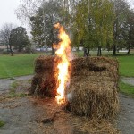 Targi Edukacyjne w Gimnazjum, pokaz OSP Słubice 20-10-2015