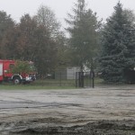 Targi Edukacyjne w Gimnazjum, pokaz OSP Słubice 20-10-2015