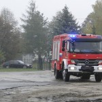 Targi Edukacyjne w Gimnazjum, pokaz OSP Słubice 20-10-2015