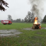 Targi Edukacyjne w Gimnazjum, pokaz OSP Słubice 20-10-2015