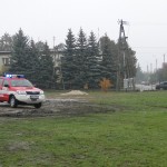 Targi Edukacyjne w Gimnazjum, pokaz OSP Słubice 20-10-2015
