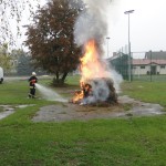 Targi Edukacyjne w Gimnazjum, pokaz OSP Słubice 20-10-2015