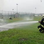Targi Edukacyjne w Gimnazjum, pokaz OSP Słubice 20-10-2015