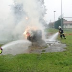 Targi Edukacyjne w Gimnazjum, pokaz OSP Słubice 20-10-2015