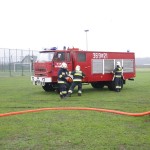 Targi Edukacyjne w Gimnazjum, pokaz OSP Słubice 20-10-2015