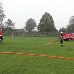 Targi Edukacyjne w Gimnazjum, pokaz OSP Słubice 20-10-2015