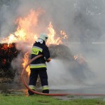 Targi Edukacyjne w Gimnazjum, pokaz OSP Słubice 20-10-2015