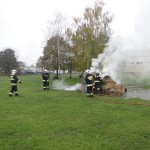 Targi Edukacyjne w Gimnazjum, pokaz OSP Słubice 20-10-2015