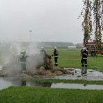 Targi Edukacyjne w Gimnazjum, pokaz OSP Słubice 20-10-2015