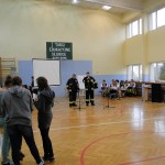 Targi Edukacyjne w Gimnazjum, pokaz OSP Słubice 20-10-2015