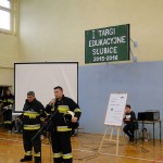 Targi Edukacyjne w Gimnazjum, pokaz OSP Słubice 20-10-2015