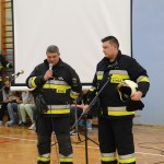 Targi Edukacyjne w Gimnazjum, pokaz OSP Słubice 20-10-2015