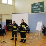 Targi Edukacyjne w Gimnazjum, pokaz OSP Słubice 20-10-2015