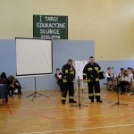 Targi Edukacyjne w Gimnazjum, pokaz OSP Słubice 20-10-2015