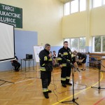 Targi Edukacyjne w Gimnazjum, pokaz OSP Słubice 20-10-2015