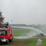 Targi Edukacyjne w Gimnazjum, pokaz OSP Słubice 20-10-2015
