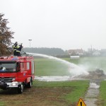 Targi Edukacyjne w Gimnazjum, pokaz OSP Słubice 20-10-2015