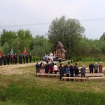 Msza przy kapliczce w 5 rocznicę powodzi 23-05-2015