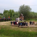 Msza przy kapliczce w 5 rocznicę powodzi 23-05-2015