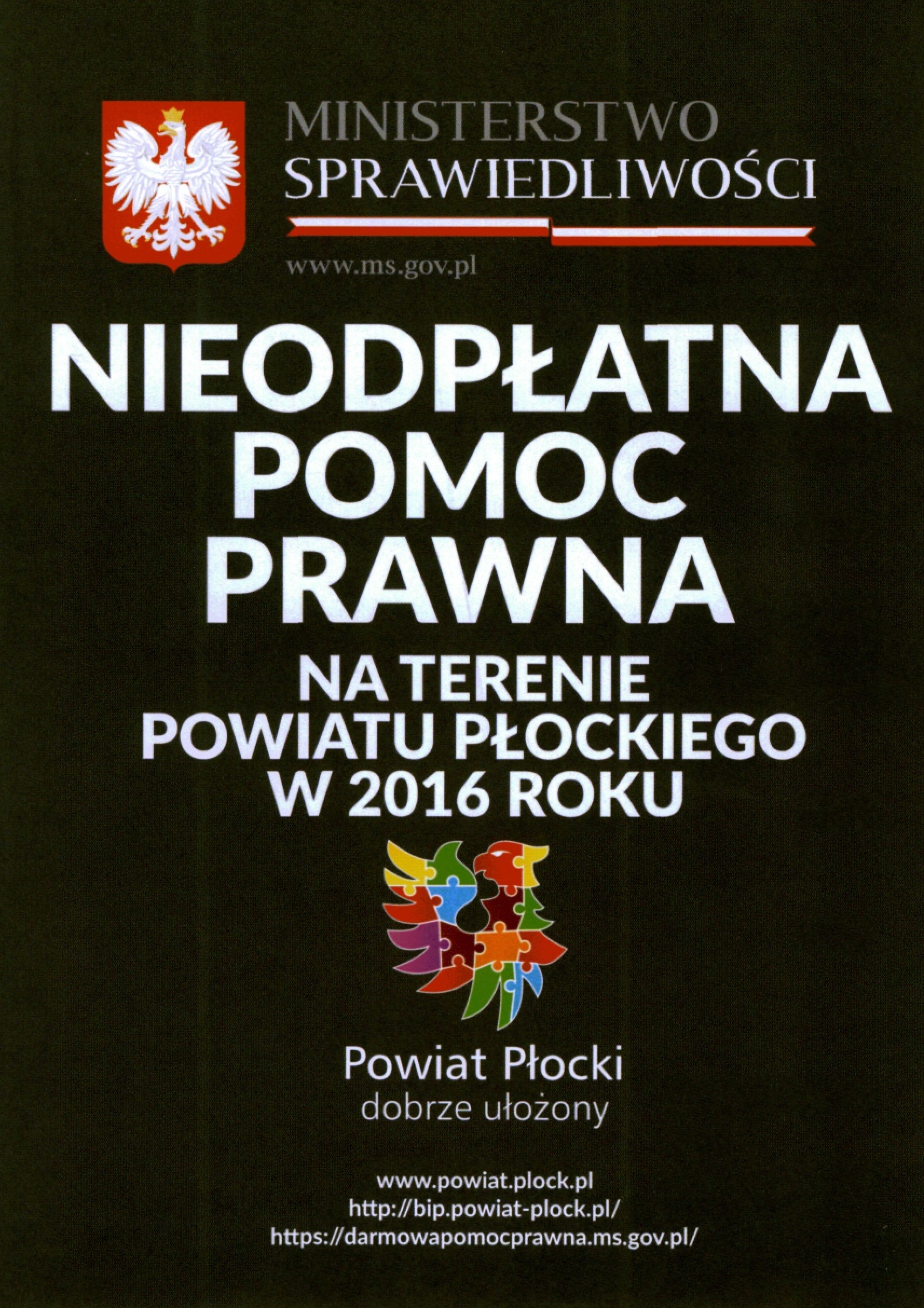 Informacja o nieodpłatnej pomocy prawnej.