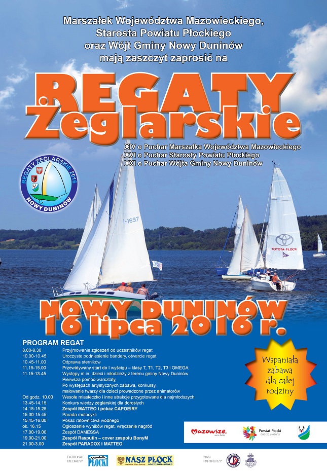 Regaty Żeglarskie w Nowym Duninowie 