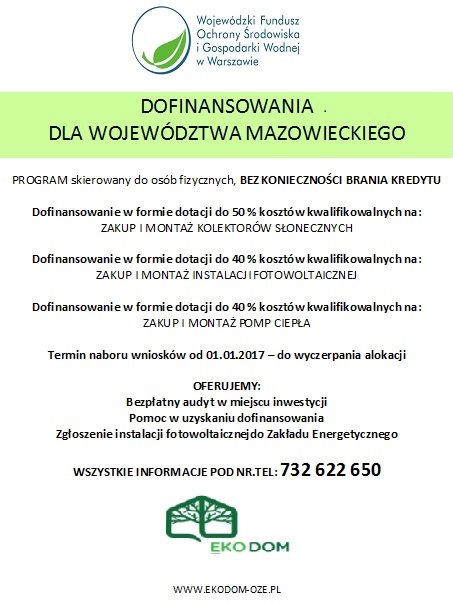 Informacja dla mieszkańców