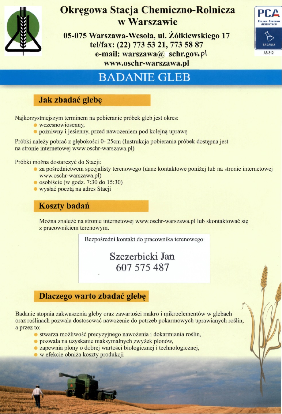 Badanie gleb