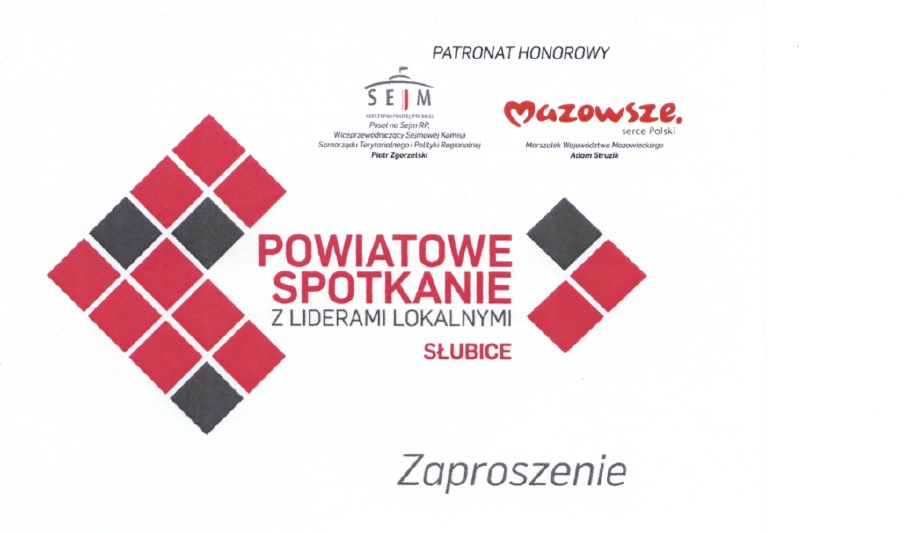 Powiatowe spotkanie z liderami lokalnymi