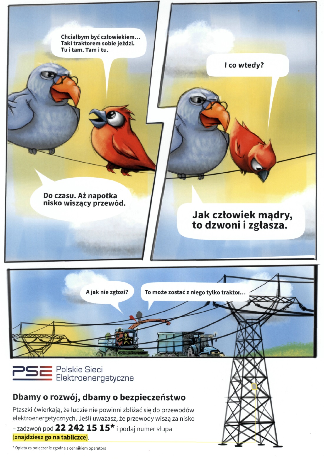 Informacja Polskich Sieci Elektroenergetycznych ,,Dbamy o rozwój, dbamy o bezpieczeństwo