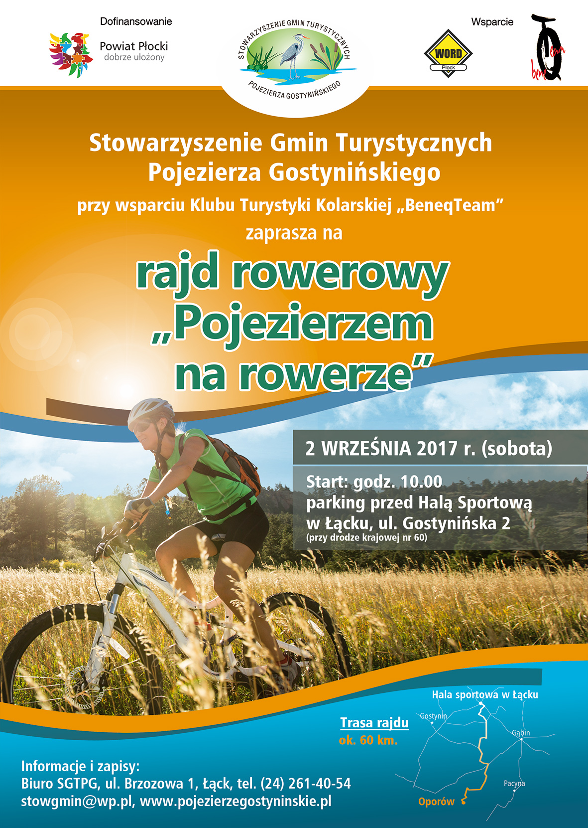 Rajd rowerowy ,,Pojezierzem na rowerze