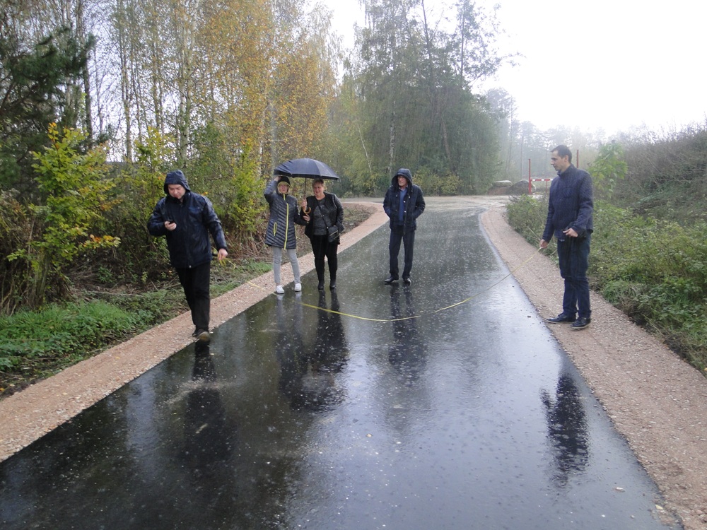 Odbiór drogi gminnej w miejscowości Łaziska