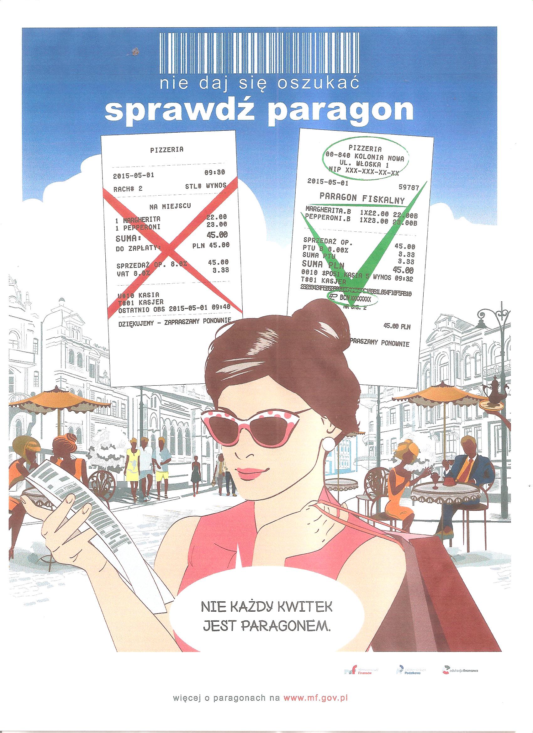 Nie daj się oszukać - sprawdź paragon