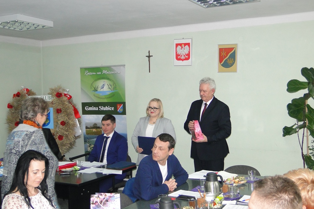 Życzenia dla sołtysów na sesji Rady Gminy
