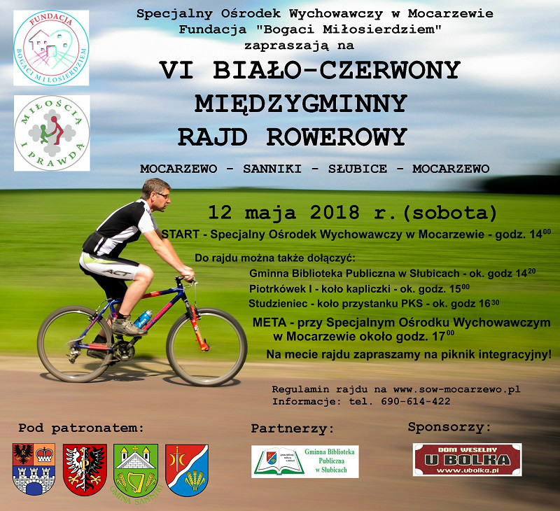 VI Biało Czerwony Międzygminny Rajd Rowerowy