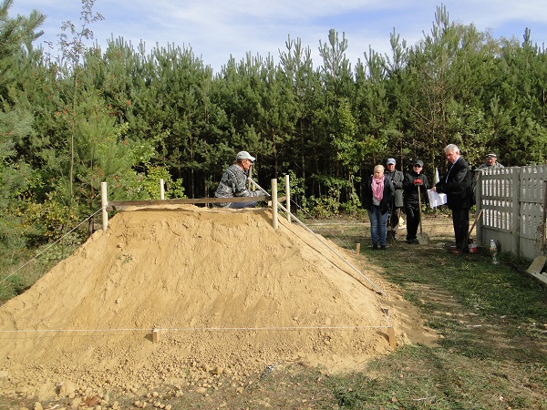 Budowa Kopca Powstańców Styczniowych