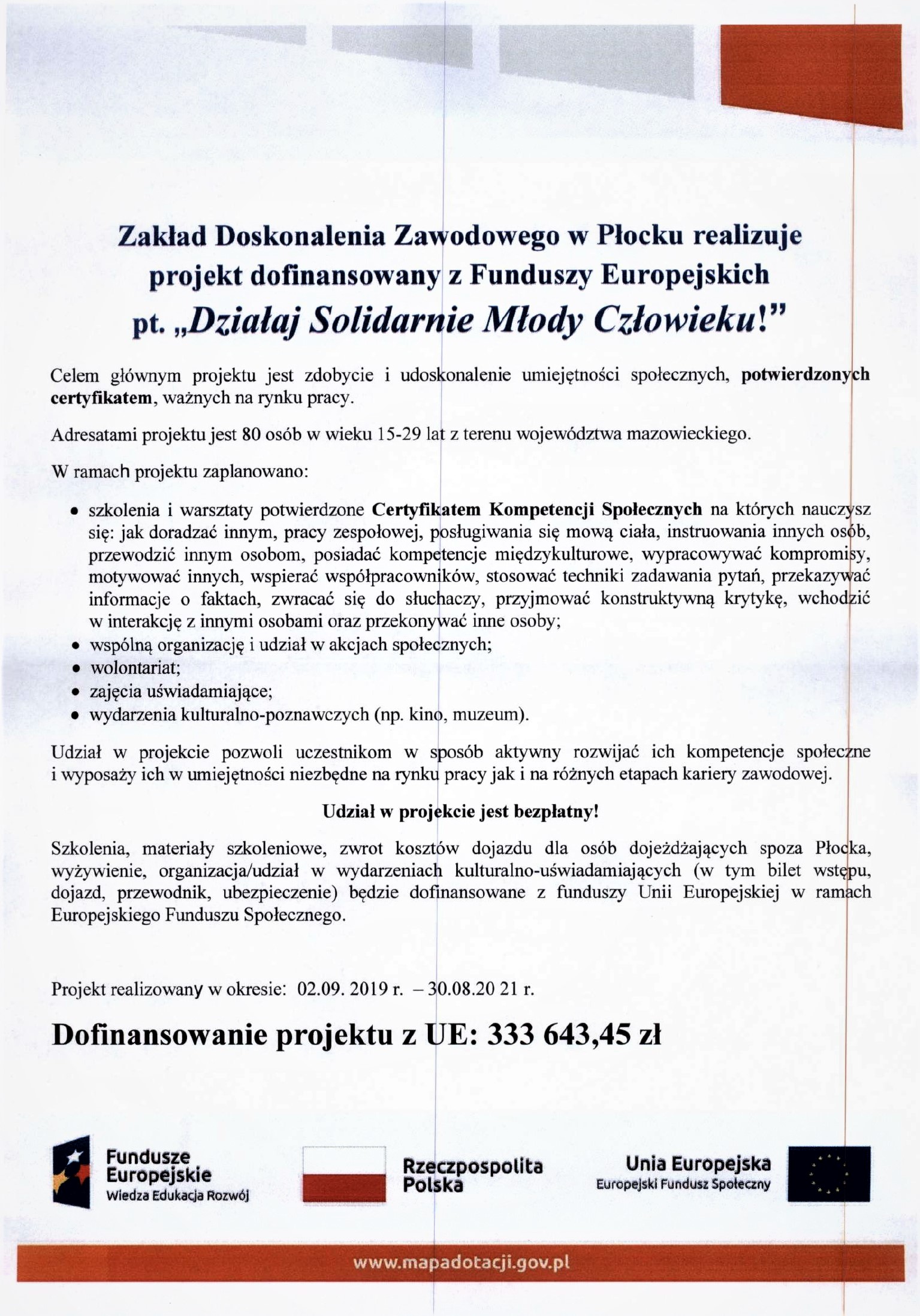 Bezpłatne szkolenia 