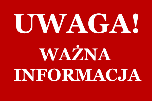 Komunikat Wójta Gminy Słubice