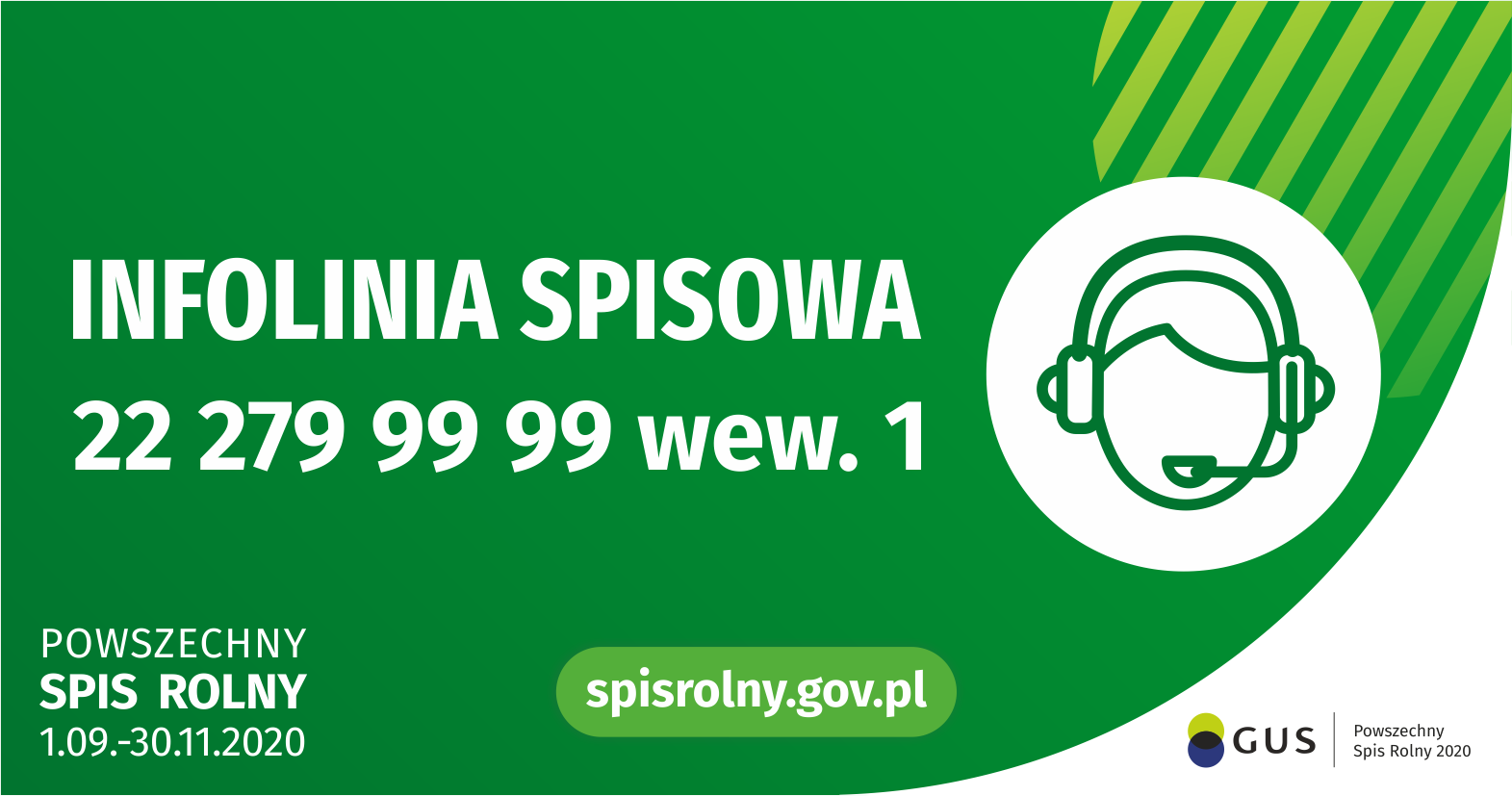 Infolinia Powszechnego Spisu Rolnego 2020