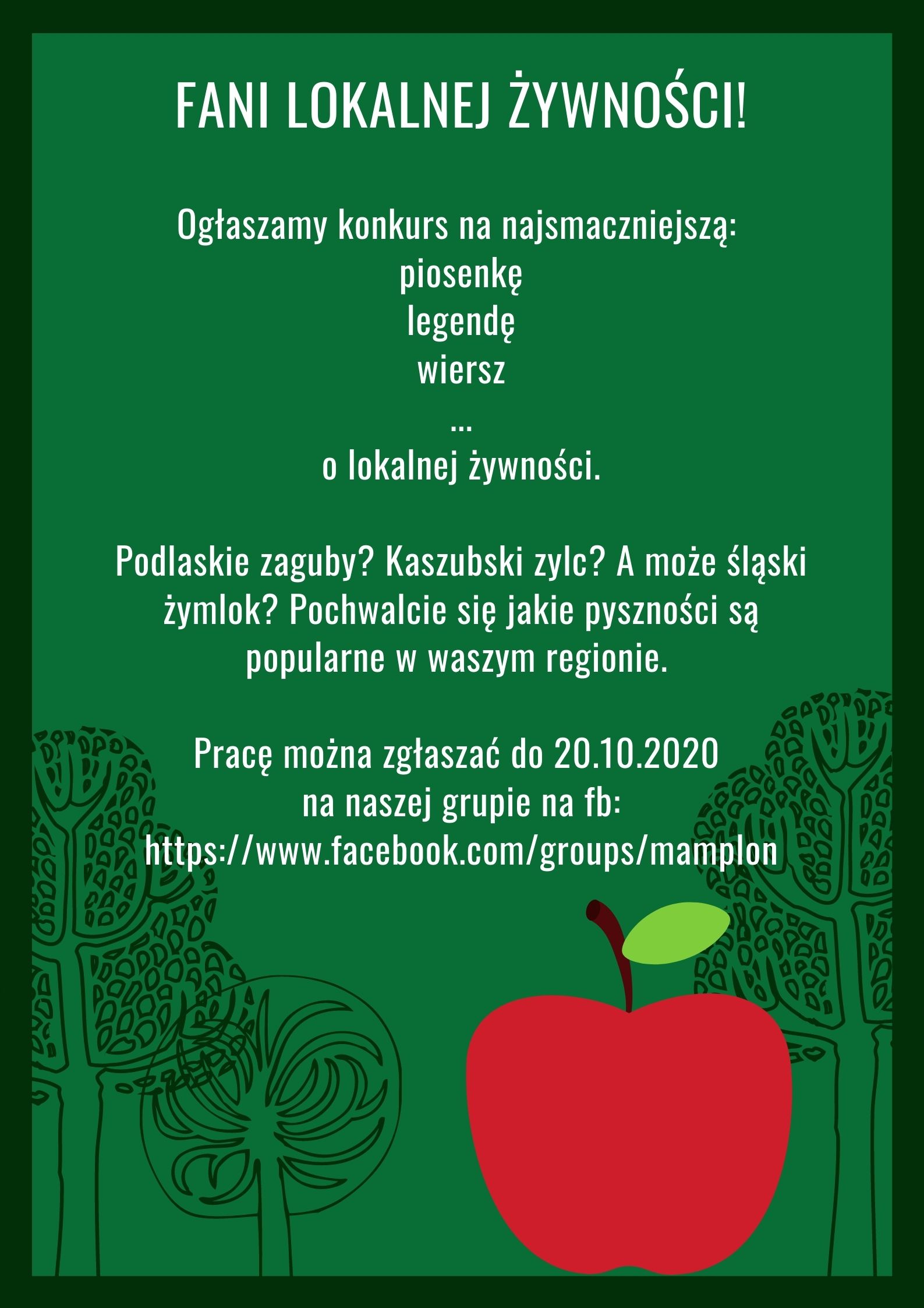 Konkurs Lokalna Żywność w Twórczości Artystycznej