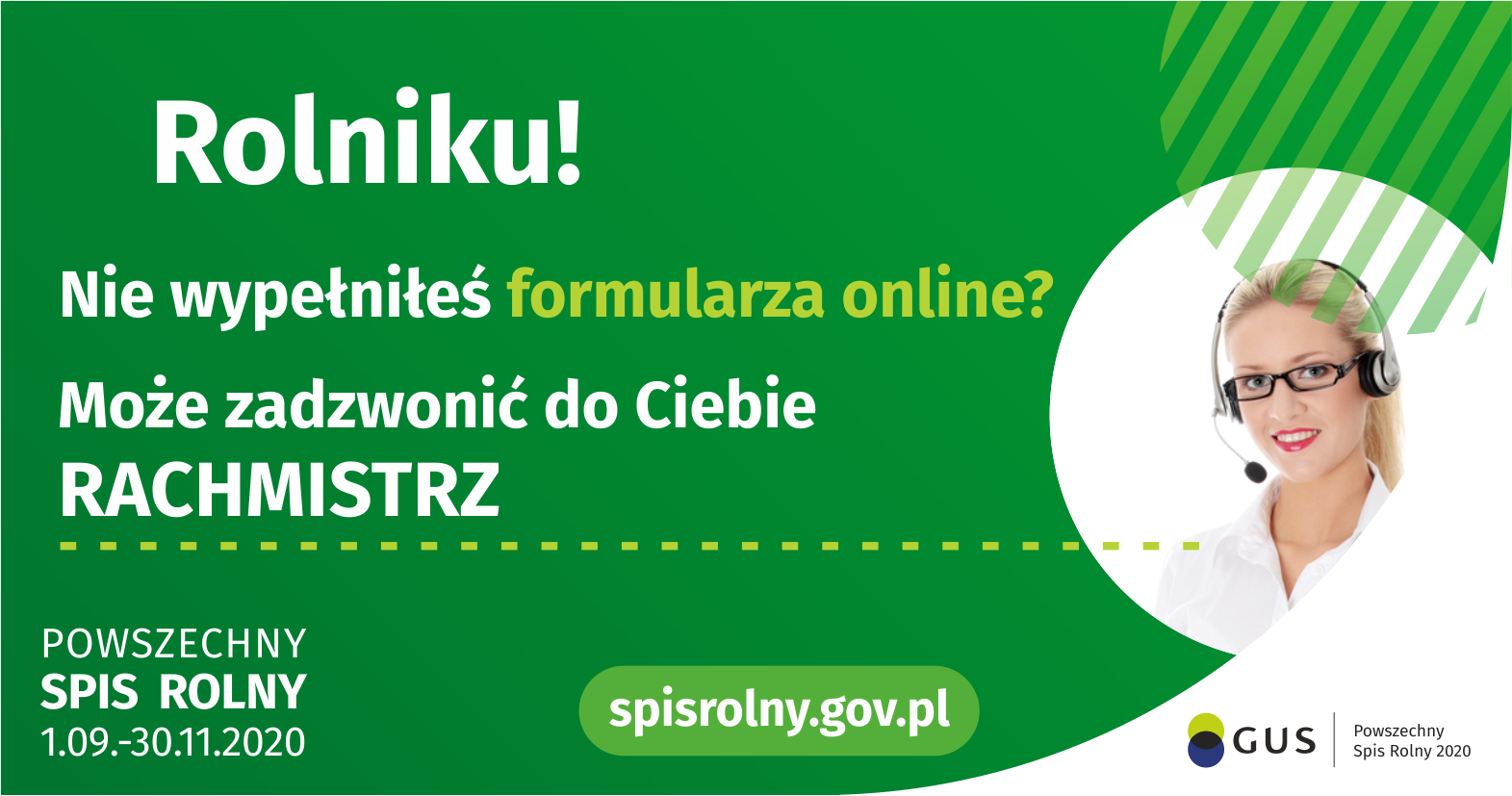 Spisz gospodarstwo rolne przez telefon
