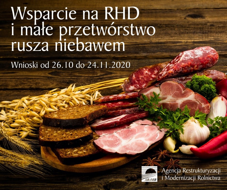 Dotacje na małe przetwórstwo i RHD 