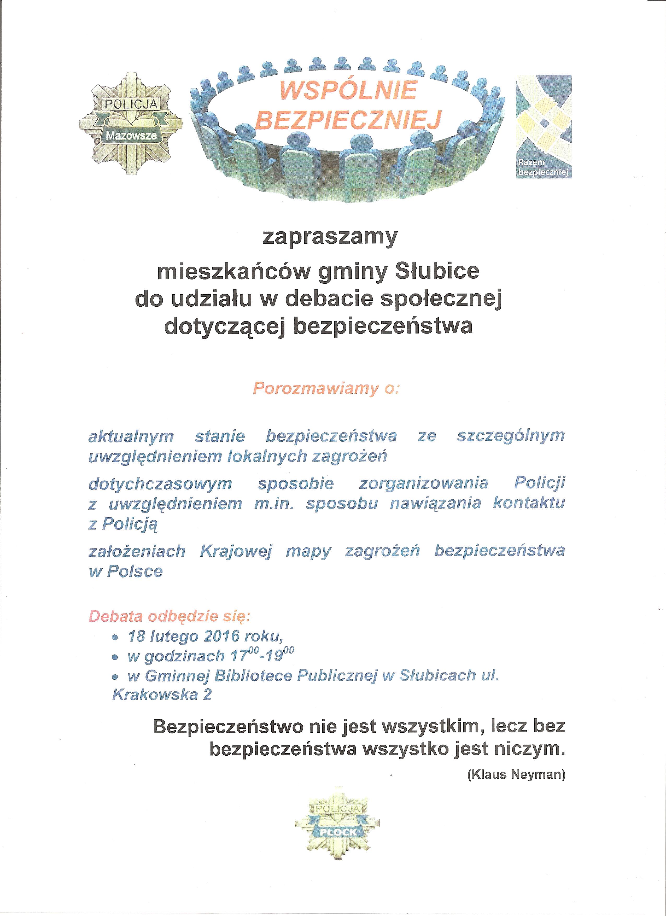 Debaty społeczne dotyczące bezpieczeństwa