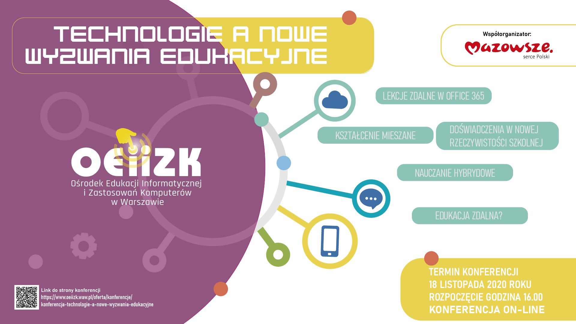  Konferencja online „Technologie a nowe wyzwania edukacyjne”